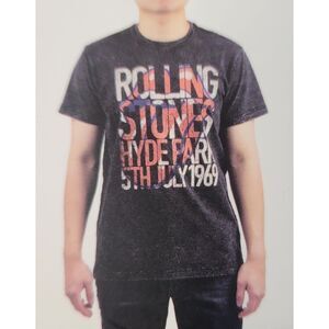 The Rolling Stones Hyde Park 1969 Graphic T-Shirt Rock Band Tee Mens Medium new